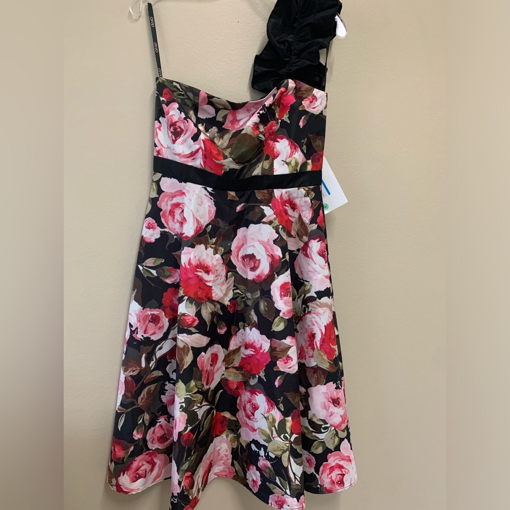 Liu Jo floral strapless dress new with tags size 4-6 Small